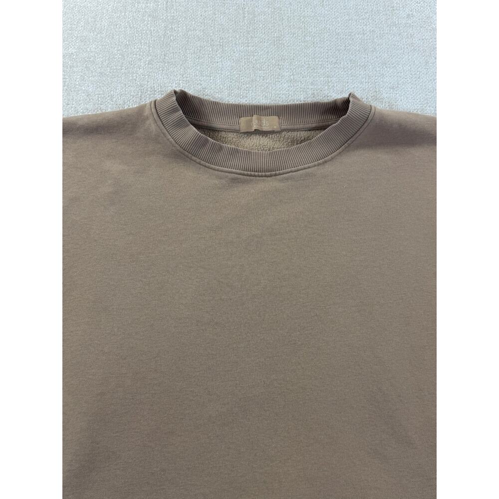 Nuuds Women's Medium Tan Long Sleeve Pullover Sweatshirt Casual Lounge Top Cozy - Picture 7 of 7